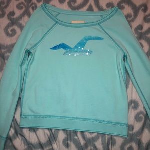 Hollister wide neck sweater